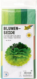 folia Seidenpapier, (B)500 x (H)700 mm, 20 g/qm, Mix grün
