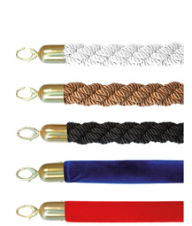 Securit Absperrsystem CLASSIC - Seil, weiß / gold
