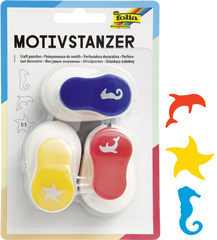 folia Motivstanzer Ganzjahresmotive, klein, Set 1
