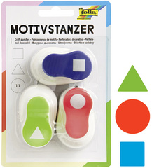 folia Motivstanzer Ganzjahresmotive, klein, Set 1