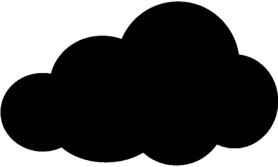 Securit Kreidetafel SILHOUETTE Wolke