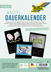 folia Kreativ-Wandkalender, 170 x 240 mm, weiß