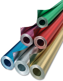 folia Alu-Bastelfolie Sternchen, 500 mm x 10 m, rot