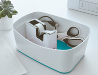 LEITZ Utensilienschale MyBox, DIN A5, weiß/eisblau