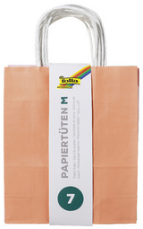 folia Papiertüten Trend, Kraftpapier, 180 x 80 x 210 mm