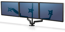 Fellowes TFT-/LCD-Dreifach-Monitorarm Platinum, schwarz
