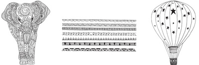 Securit Fensterschablonen-Set WINDOODLE, Kids-Motiv
