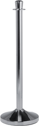 Securit Absperrsystem CLASSIC - Pfosten und Fuß, chrom