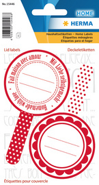 HERMA Deckeletiketten HOME New Look Rot