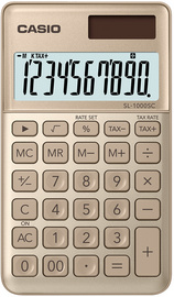 CASIO Taschenrechner SL-1000 SC-GD, Solar-/ Batteriebetrieb