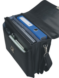 Alassio Aktentasche FAENZA, mit Laptopfach, Echtleder