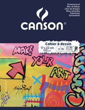 CANSON Zeichenheft, 240 x 320 mm, blanko, 12 Blatt
