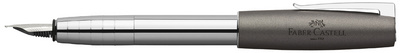 FABER-CASTELL Füllhalter LOOM Metallic, grau, F