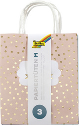 folia Papiertüten HOTFOIL, Kraftpapier, 120 x 55 x 150 mm