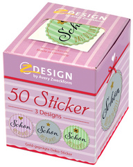 AVERY Zweckform ZDesign Sticker Schön, dass du da bist!