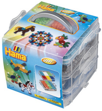 Hama Bügelperlen midi kleine Aufbewahrungsbox, gefüllt