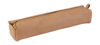 Clairefontaine Schlamper-Etui, flach, Naturleder