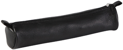 Clairefontaine Schlamper-Rolle klein, Leder, schwarz