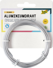 folia Aluminium-Basteldraht, 2 mm x 5 m, gold