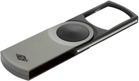 WEDO Rechtecklupe SWING-IT mit LED-Beleuchtung, silber
