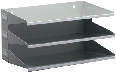 DURABLE Sortierstation Business, 3 Fächer, grau