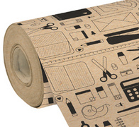 Clairefontaine Geschenkpapier Flora, auf Rolle