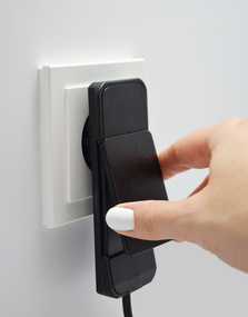BACHMANN Flachstecker SMART PLUG, schwarz