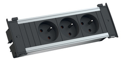 BACHMANN Steckdoseneinheit KAPSA S, 3-fach, 2 m