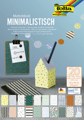 folia Motivblock Minimalistisch, 240 x 340 mm, 20 Blatt