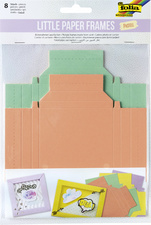 folia Bilderrahmenrohlinge Little Paper Frames PASTELL