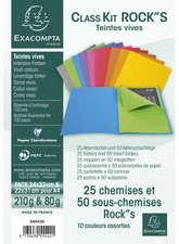 EXACOMPTA Aktendeckel ROCKS Class Kit