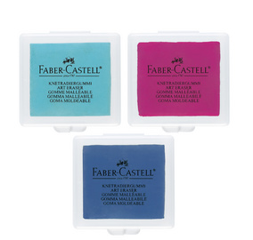FABER-CASTELL Knetgummi-Radierer ART ERASER, sortiert