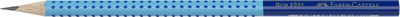 FABER-CASTELL Bleistift GRIP 2001 TWO TONE, rot