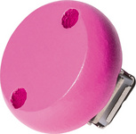 KNORR prandell Holzclip, Durchmesser: 30 mm, pink