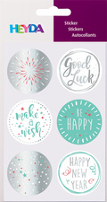 HEYDA Geschenke-Sticker Birthday, Durchmesser: 40 mm