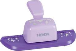 HEYDA Bordüren-Motivstanzer Blume, Farbe: lila