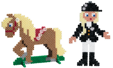 Hama Bügelperlen midi Reiterhof, Geschenkpackung