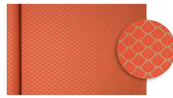 Clairefontaine Geschenkpapier Tiny Rolls Blumen rot