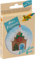 folia Mini Filz-Nähset Filzinies, 14-teilig, Schneemann