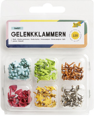 folia Musterbeutelklammern / Brads Formen, sortiert