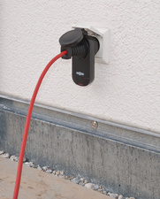 Brennenstuhl Funkschalt-Set RC CE1 0201, 2er Funksteckdosen Set (Außenbereich IP44, mit Handsender und erhöhtem Berührungsschutz) schwarz