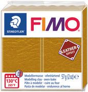 FIMO EFFECT LEATHER Modelliermasse, elfenbein, 57 g