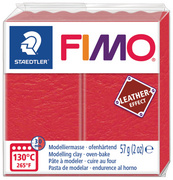 FIMO EFFECT LEATHER Modelliermasse, elfenbein, 57 g