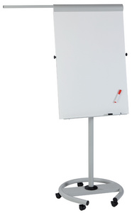 FRANKEN Flipchart ECO Mobil Touch, 680 x 1.040 mm, grau