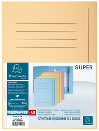 EXACOMPTA Aktenmappe SUPER, DIN A4, gelb
