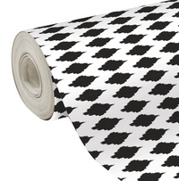 Clairefontaine Geschenkpapier Kreise schwarz, auf Rolle