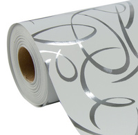 Clairefontaine Geschenkpapier Arabesque rot, auf Rolle