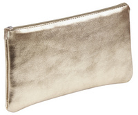 Clairefontaine Schlamper-Mäppchen CUIRISÉ, Leder, himbeere