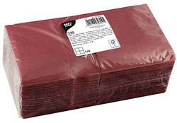 PAPSTAR Cocktailservietten, 240 x 240 mm, 3-lagig, rot