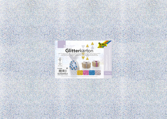 folia Glitterkarton GROB, 500 x 700 mm, 300 g/qm